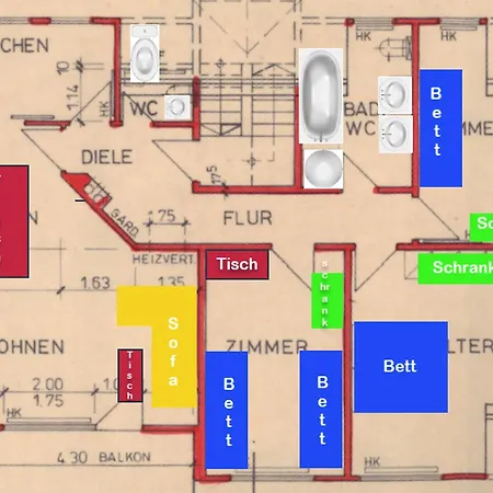 Sulzberg, 103qm Apartment